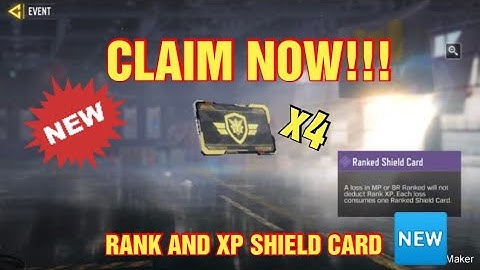 CLAIM NOW!!! CODM RANK SHIELD
