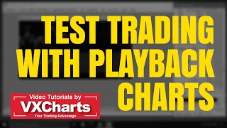Test trading with Playback Charts
