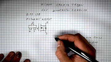NIKON DSLR camera Arduino wired focus and shutter control