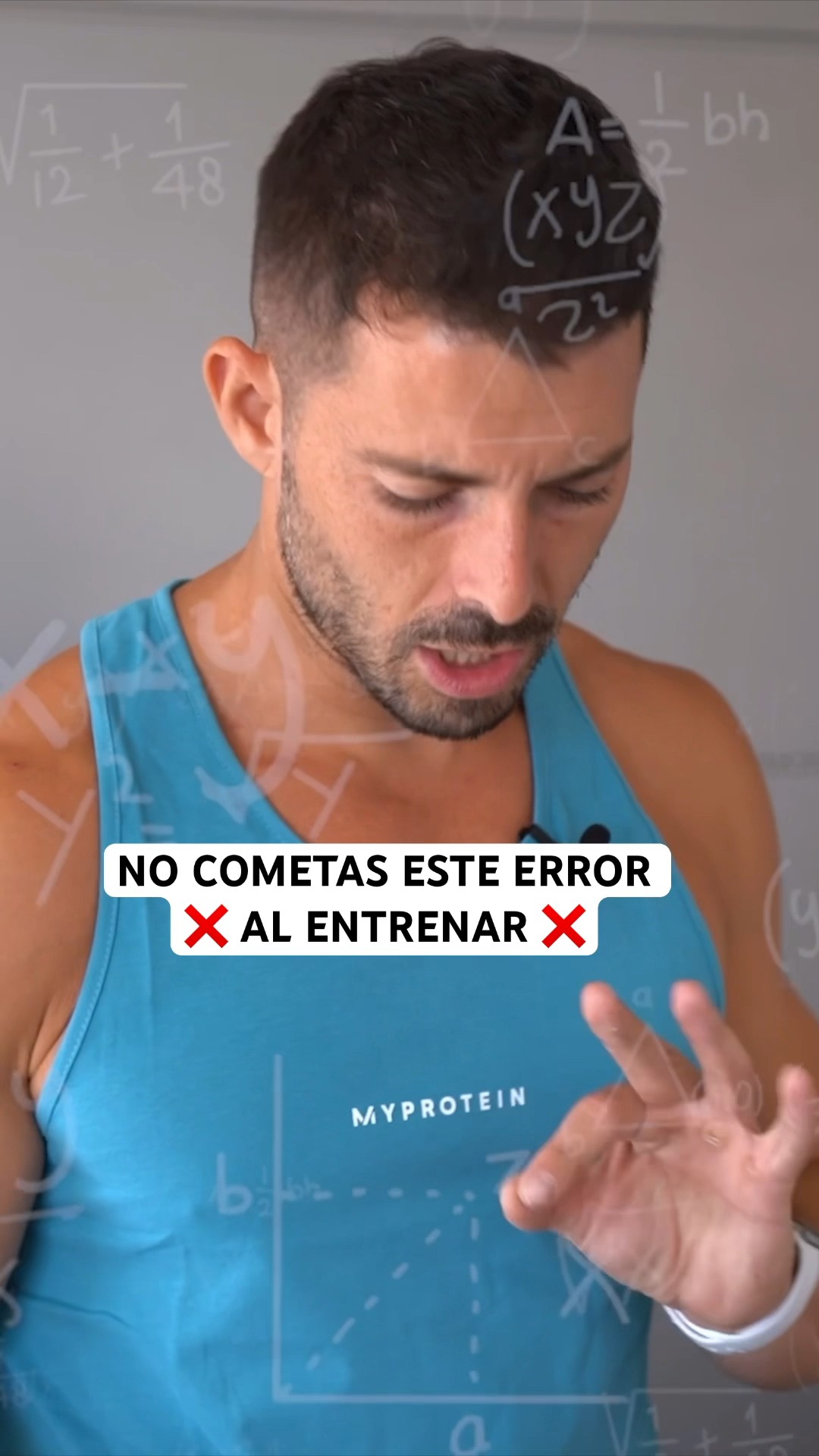 Este ERROR te IMPIDE GANAR MÚSCULO ❌ #error #fitness #musculo #entrenamiento