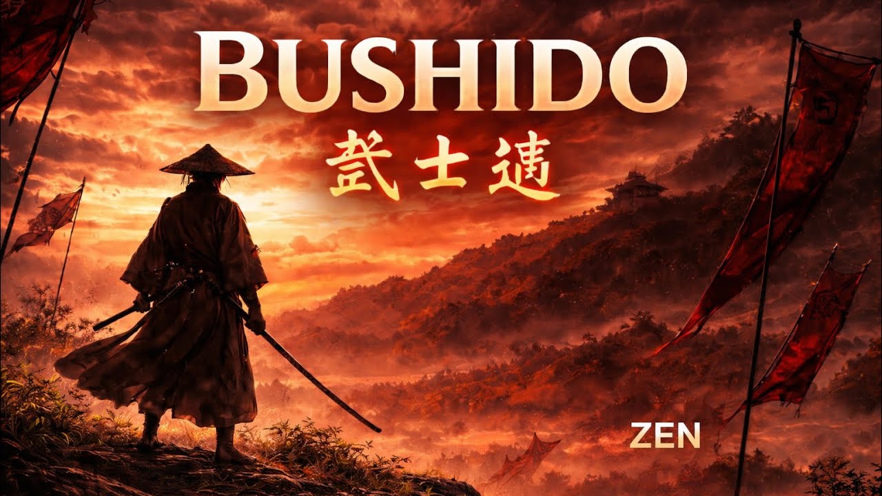 BUSHIDO – Japanese Zen Ambient Music | Samurai Spirit Meditation | 1 Hour Flute