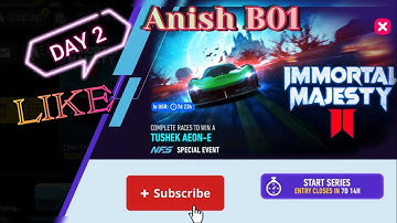 l NFS: No Limits Tushek Aeon E IMMORTAL MAJESTY Day 2 l #NFS2025 #nfsnolimitsvideos #nfs #nfsmw 