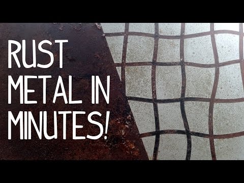 How to Rust Metal in Minutes!
