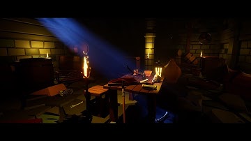 Low Poly Dungeon Room Test