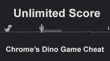 Chrome Dino Game Unlimited Score Cheat