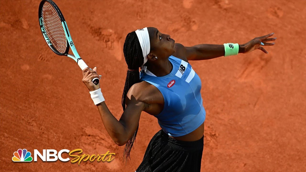 2023 French Open second round Coco Gauff downs Julia Grabher in straight sets NBC Sports