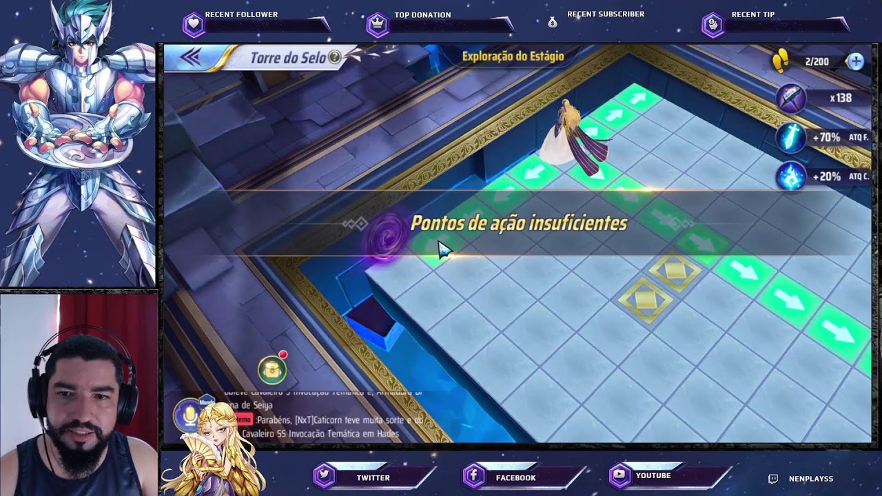 Minha Rainha Perséfone Versão Final Duelos Galácticos - Saint Seiya Awakening