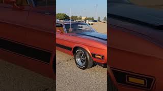 1973 Ford Mach 1 Mustang Slow Drive By Lakeside Mall Car Show 7-10-23