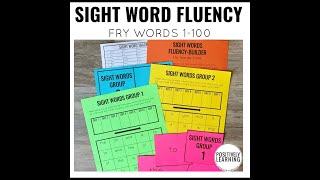 Sight Word Fluency Kit