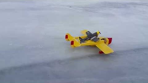 Flite Test Sea Duck Mustang Launcher, 1st launch