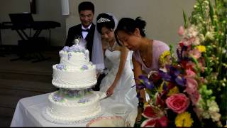 Fengling and Shiqin's Wedding - Cutting the Cake