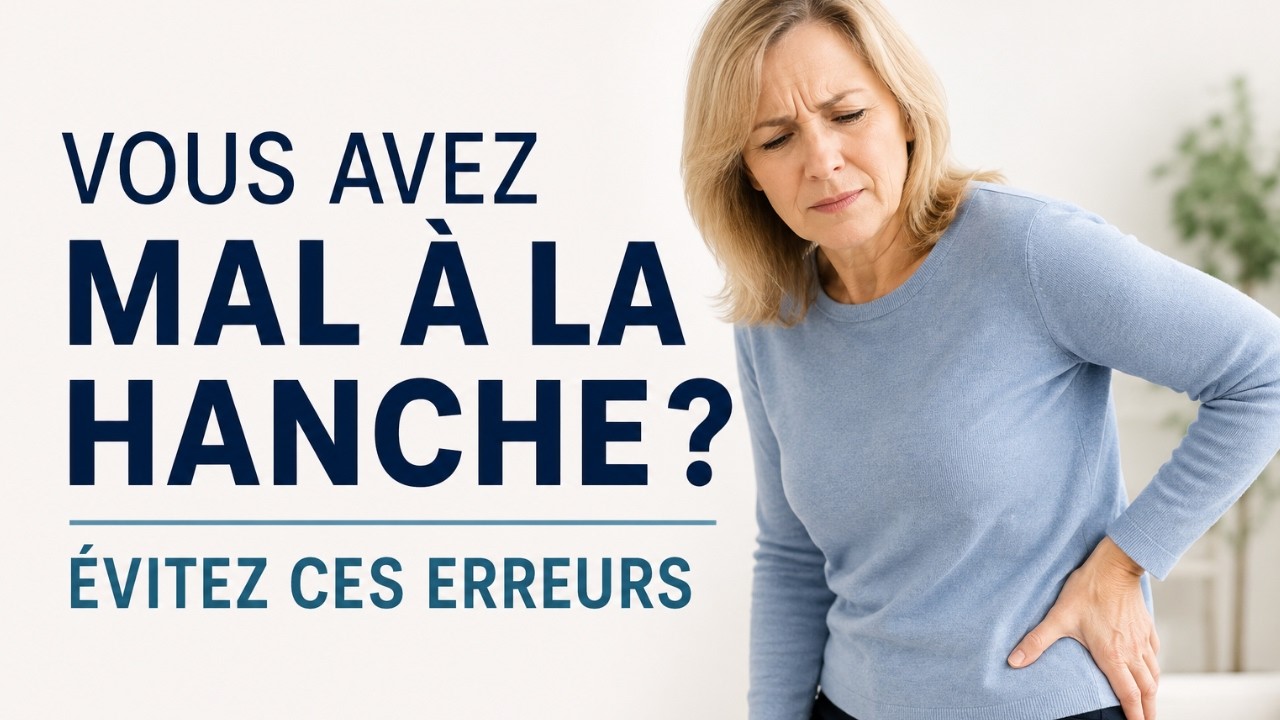 Vous avez mal à la hanche? Évitez ces erreurs