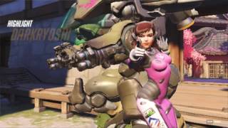 Overwatch Dva triple kill taunt (And Death)