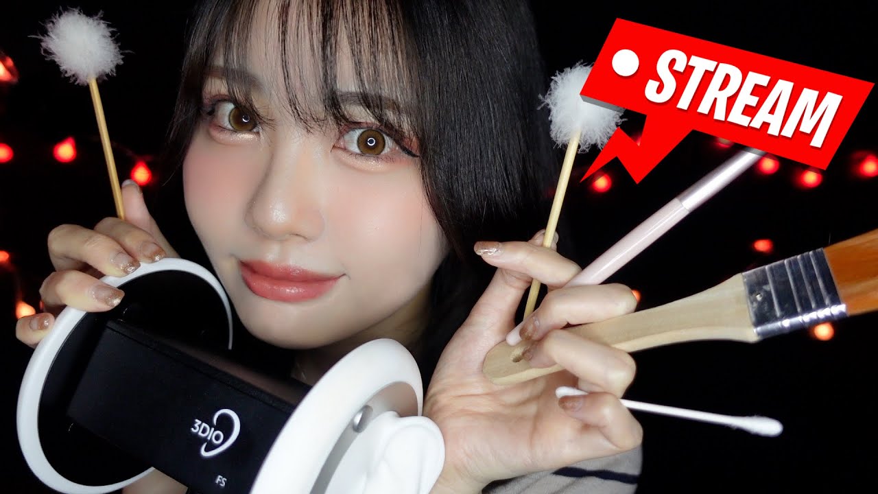 🔴3ヶ月ぶりのASMR LIVE！耳かきしながら雑談😪【2時間】