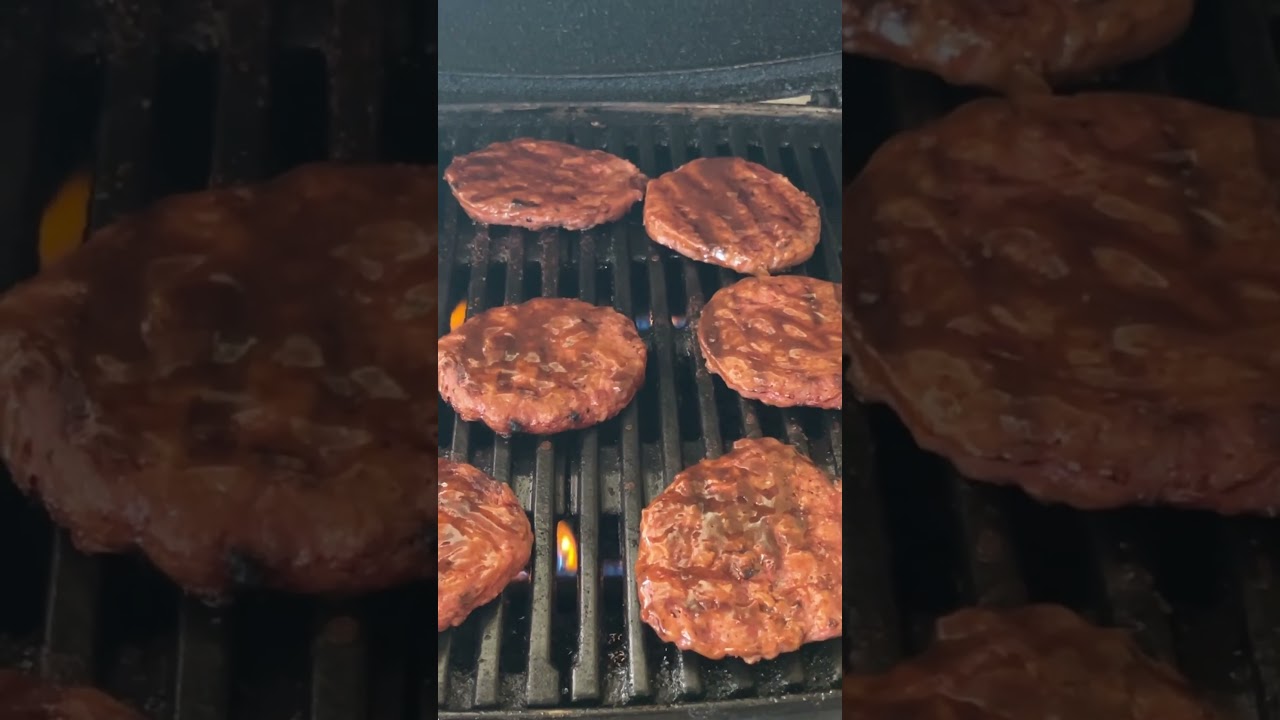 BURGERS on the Weber Q 