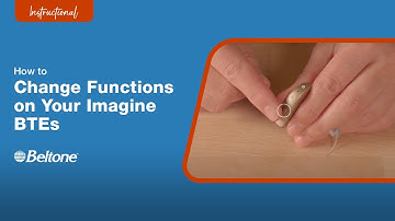 How to Change Functions on Beltone Imagine BTE With Push Button | Beltone