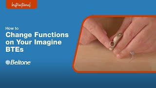 How to Change Functions on Beltone Imagine BTE With Push Button | Beltone