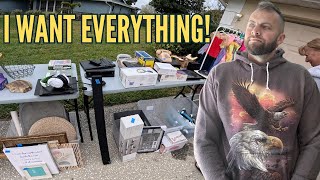 I almost went BROKE at this GARAGE SALE