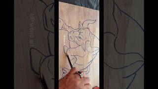 Beginners wood carving