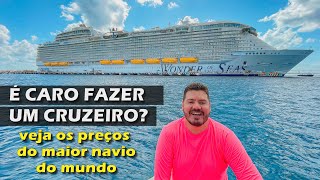 SAIBA QUANTO CUSTA VIAJAR NO MAIOR CRUZEIRO DO MUNDO, O NAVIO WONDER OF THE SEAS DA ROYAL CARIBBEAN