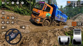 HEAVY 12 WHEELS BHARAT BENZ TRUCK IN EXTREMELY OFF-ROAD | BUS SIMULATOR INDONESIA  screenshot 1