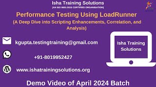 Performance Testing using LoadRunner Demo.29th April 2024