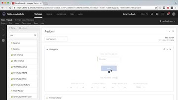 Histogram in Analysis Workspace