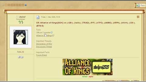 How to Post Battle Report at Isakay (Ikariam)