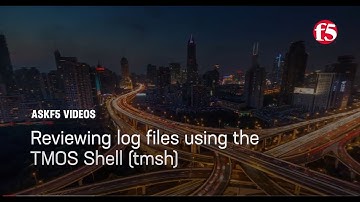 Reviewing log files using the TMOS Shell tmsh