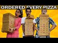 We Ordered  Every PIZZA From The Menu || Don't Know Why We Did This...... 😱😂