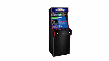 Classic retro custom built cabinet arcade machine with Maximus Arcade theme 6000+ games