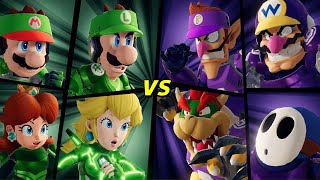 Mario Strikers: Battle League  Team Luigi vs. Team Waluigi (Hard CPU)