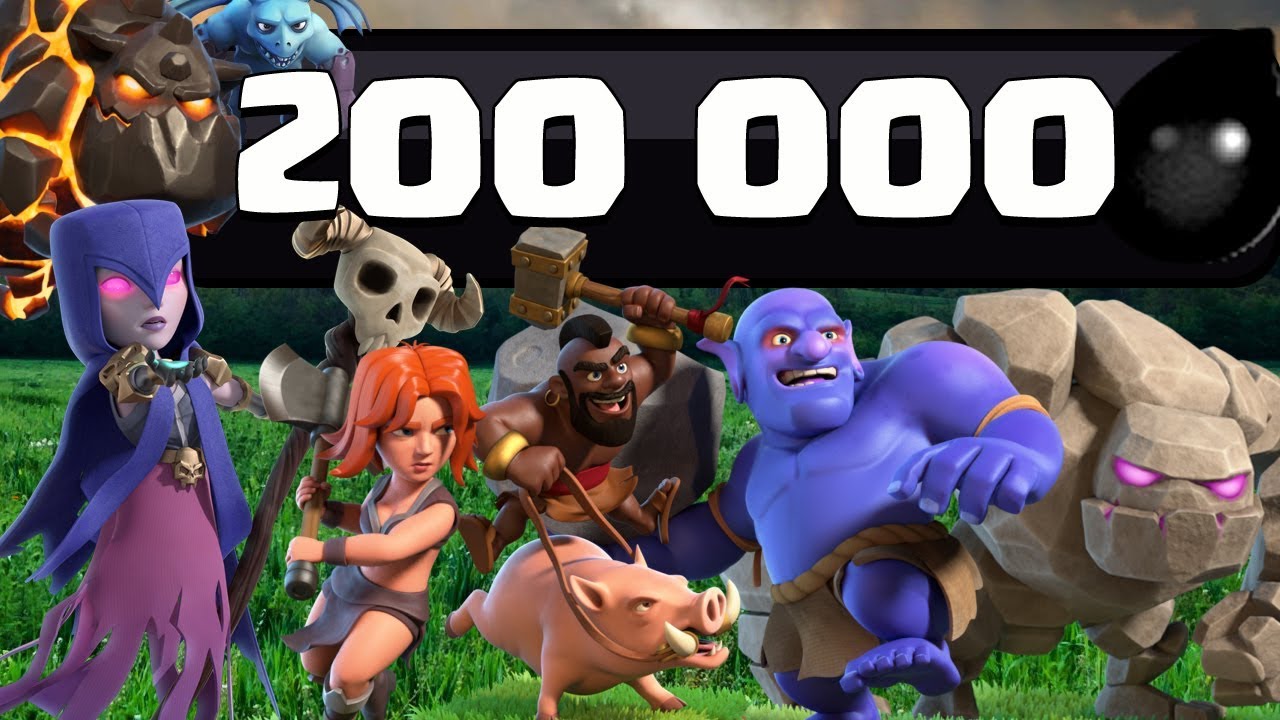 200,000 DARK ELIXIR First Lab Upgrade TH11 Farm to Max Clash of