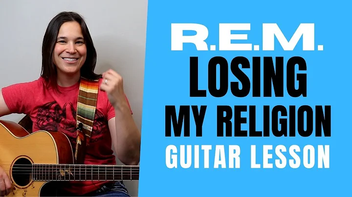REM Losing My Religion Guitar Lesson with MANDOLIN...