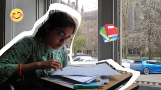 Study with me at UofG 📚 // 1 hour(ish) plus mini campus tour // University of Glasgow screenshot 5
