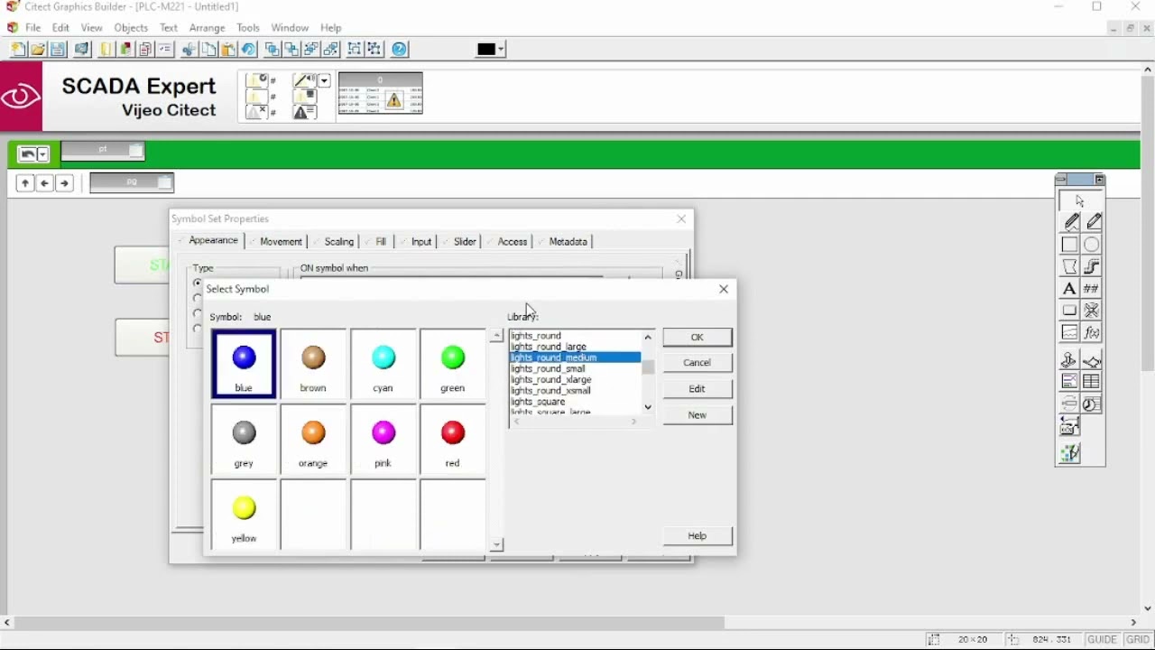 Kendali PLC Modicon M221 dengan Citect Scada