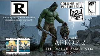 Opening To Apeop 2 The Rise Of Anaconda 1998 2001 Dvd