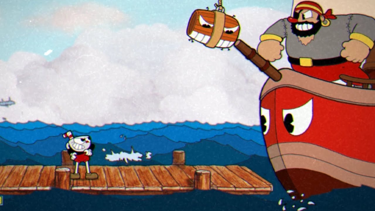 Cuphead Captain Brineybeard Boss Fight 14 YouTube