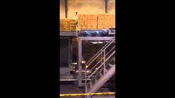 Sigma Packaging Whallon High Level Infeed Palletizer B3607 Operational Video 2