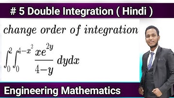 #5 Double Integration : Change Order Of Integration Then Evaluate || Engineering Math | Applied Math