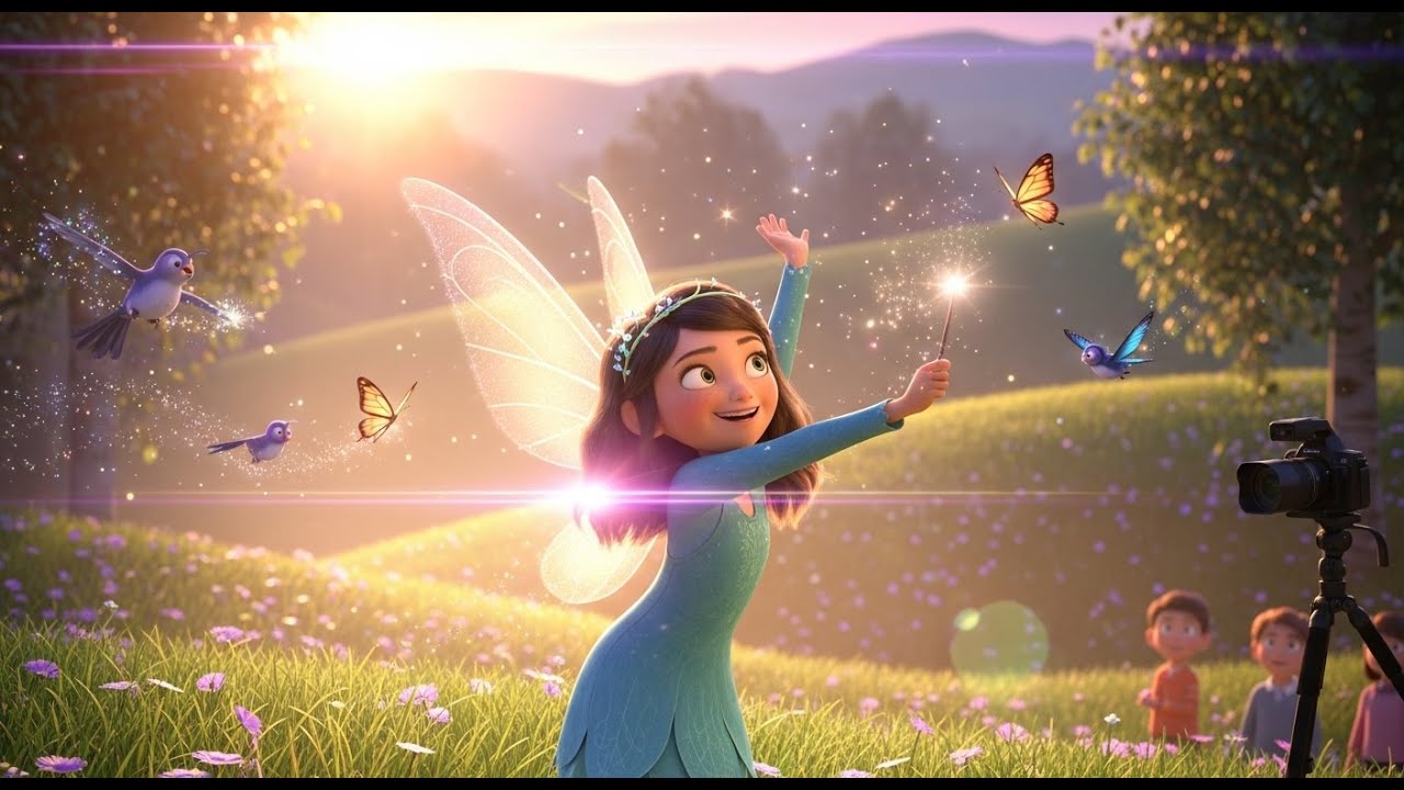 Luna the Fairy and the Laughing Cloud 🧚‍♀️ | Magical Animated Nursery Rhyme for Toddlers Sing Along