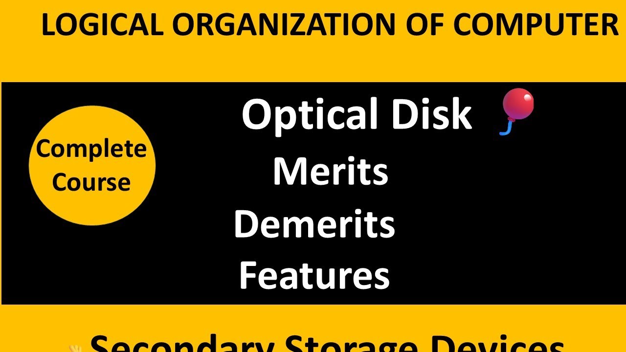 OPTICAL DISK Features Of Optical Disk Advantages And Disadvantages OPTICAL DISK Features Of Optical Disk Advantages And Disadvantages
