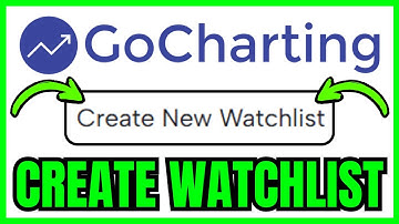 How To CREATE WATCHLIST In GoCharting (QUICK & EASY) 2025