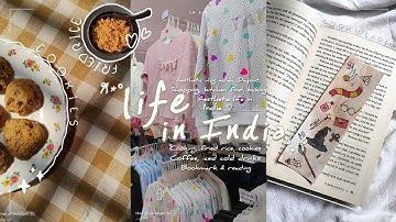 Day in my life ♡|Aesthetic vlog indian🍓|dayout,baking🍪,shopping,reading| #explore #food #weeklyvlog 