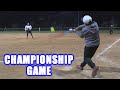 Lumpy homers in the championship game  offseason softball series