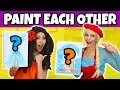 PAINT EACH OTHER CHALLENGE. MOANA VS ELSA (Totally TV Characters)