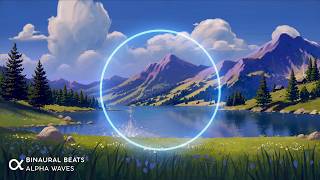 OVERSTIMULATED ENTER ALPHA ★ 10Hz Binaural Beats | Forest, Water & Deep Downshift [NoAI]
