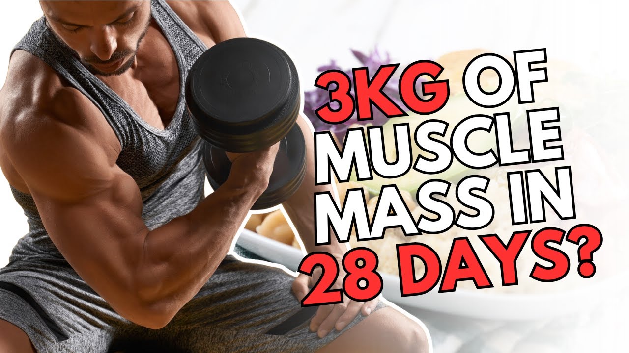Gain 3 kg of Muscle Mass in 28 Days with a Vegan Diet! Learn How - YouTube