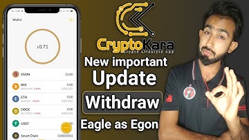 Cryptokara wallet New Amazing update | withdraw eagle as a Egon token | eagle token migration