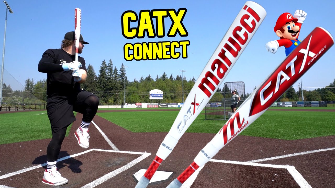 Hitting with the 2023 Marucci CatX Connect BBCOR Baseball Bat Review